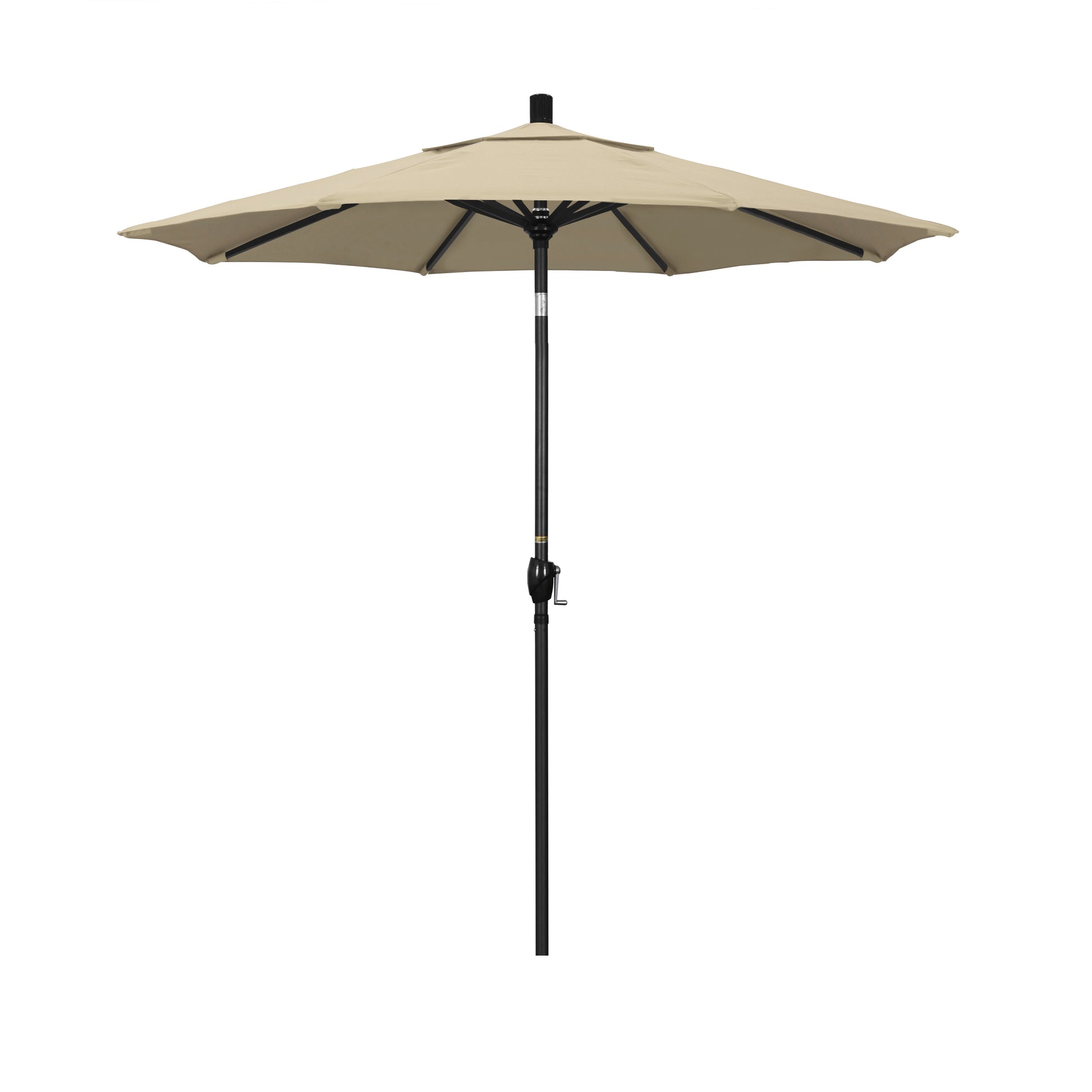 CasaFoyer 7ft California Umbrella - Crank-to-Open, Push-to-Tilt - Aluminum Frame - Residential Design - Easy Sun Adjustment - Durable & Stylish