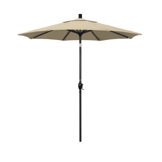CasaFoyer 7ft California Umbrella - Crank-to-Open, Push-to-Tilt - Aluminum Frame - Residential Design - Easy Sun Adjustment - Durable & Stylish