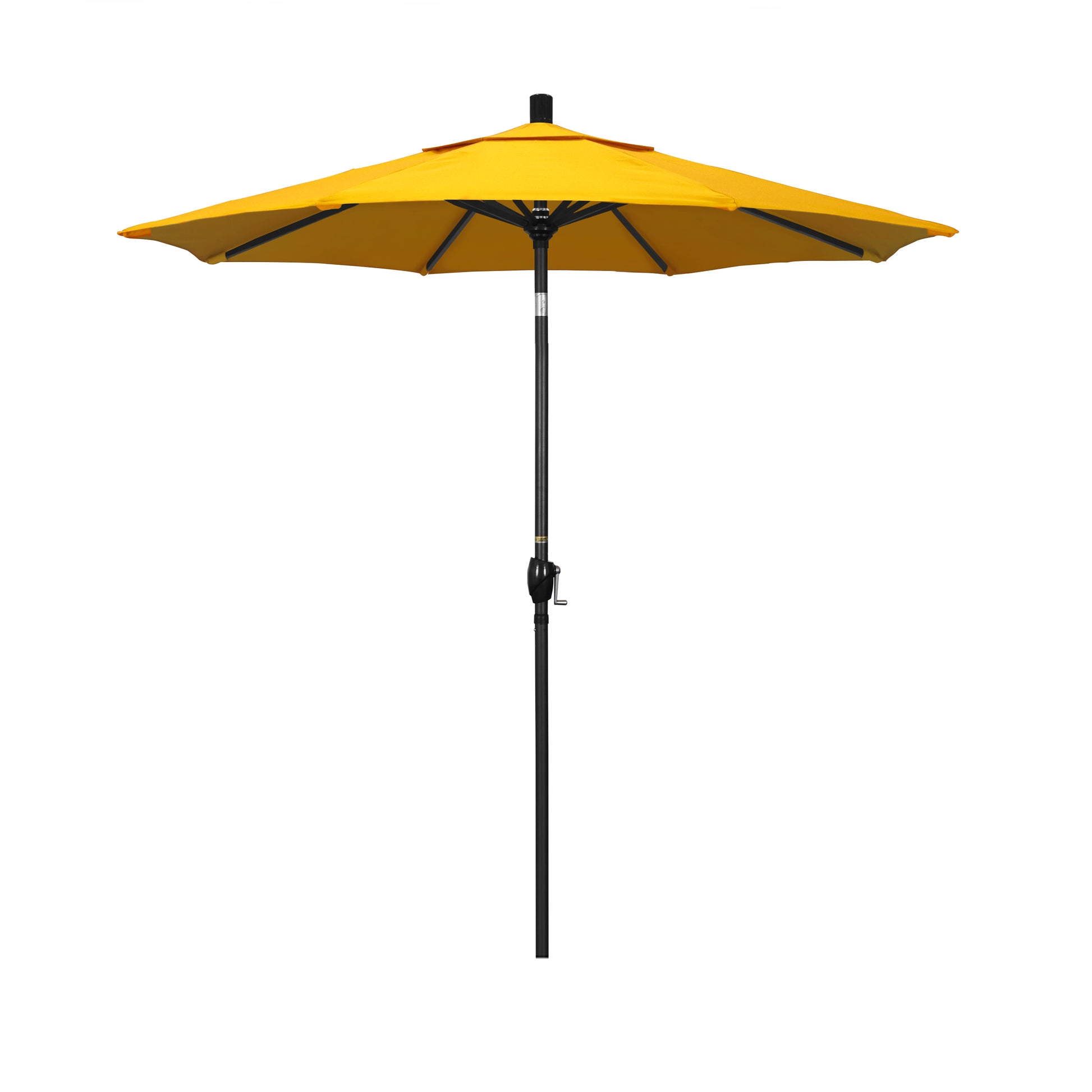 CasaFoyer 7ft California Umbrella - Classic Design, Crank-to-Open, Push-to-Tilt, Easy Shade Adjustment, Durable Aluminum Frame