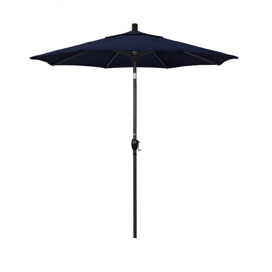 CasaFoyer 7ft California Umbrella - Classic Market Style, Aluminum Frame, Crank-to-Open, Push-to-Tilt, Easy Sun Adjustment
