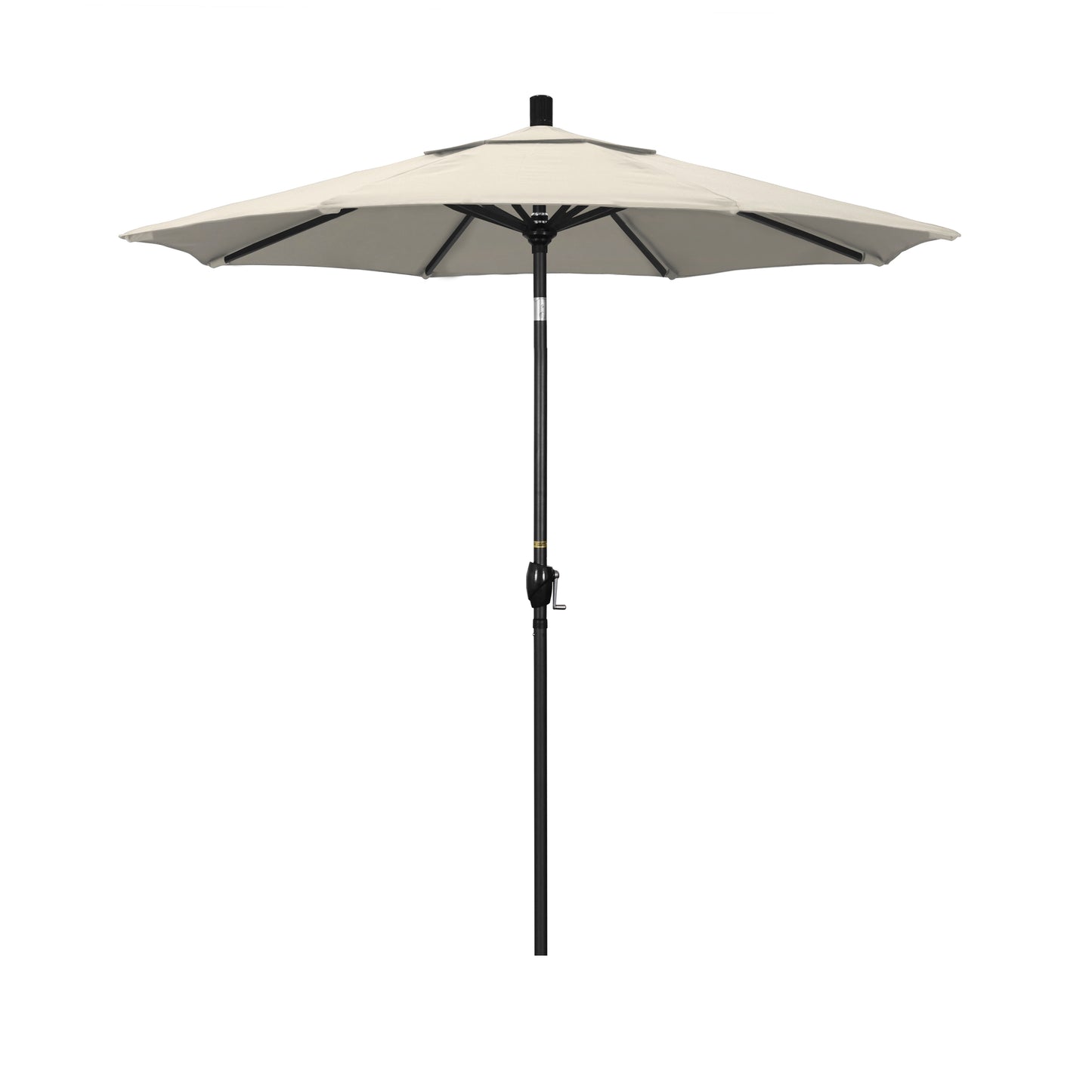 CasaFoyer 7ft California Umbrella - Crank-to-Open, Push-to-Tilt, Aluminum Frame - Perfect for Residential Spaces - Durable and User-Friendly