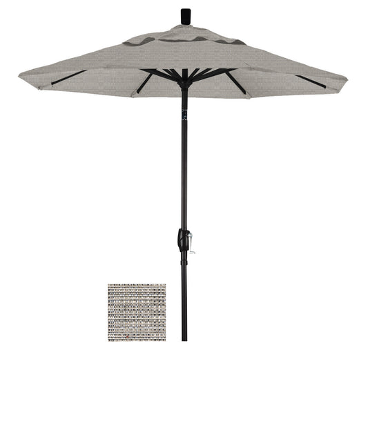 CasaFoyer 7ft California Umbrella - Classic Market Style, Aluminum Frame, Crank-to-Open, Push-to-Tilt, Durable Design, Easy Sun Adjustment