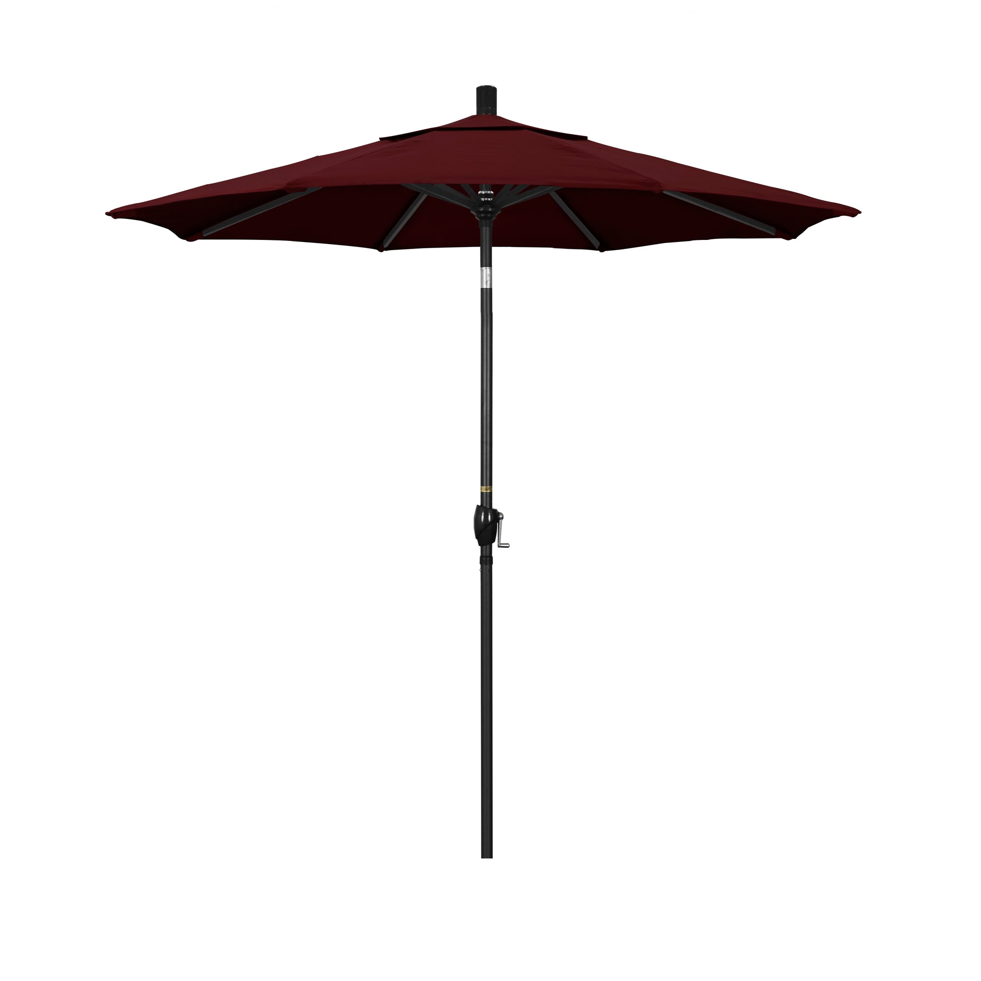CasaFoyer 7ft California Umbrella - Aluminum Frame, Crank-to-Open, Push-to-Tilt Design, Optimal Shade, Residential Choice