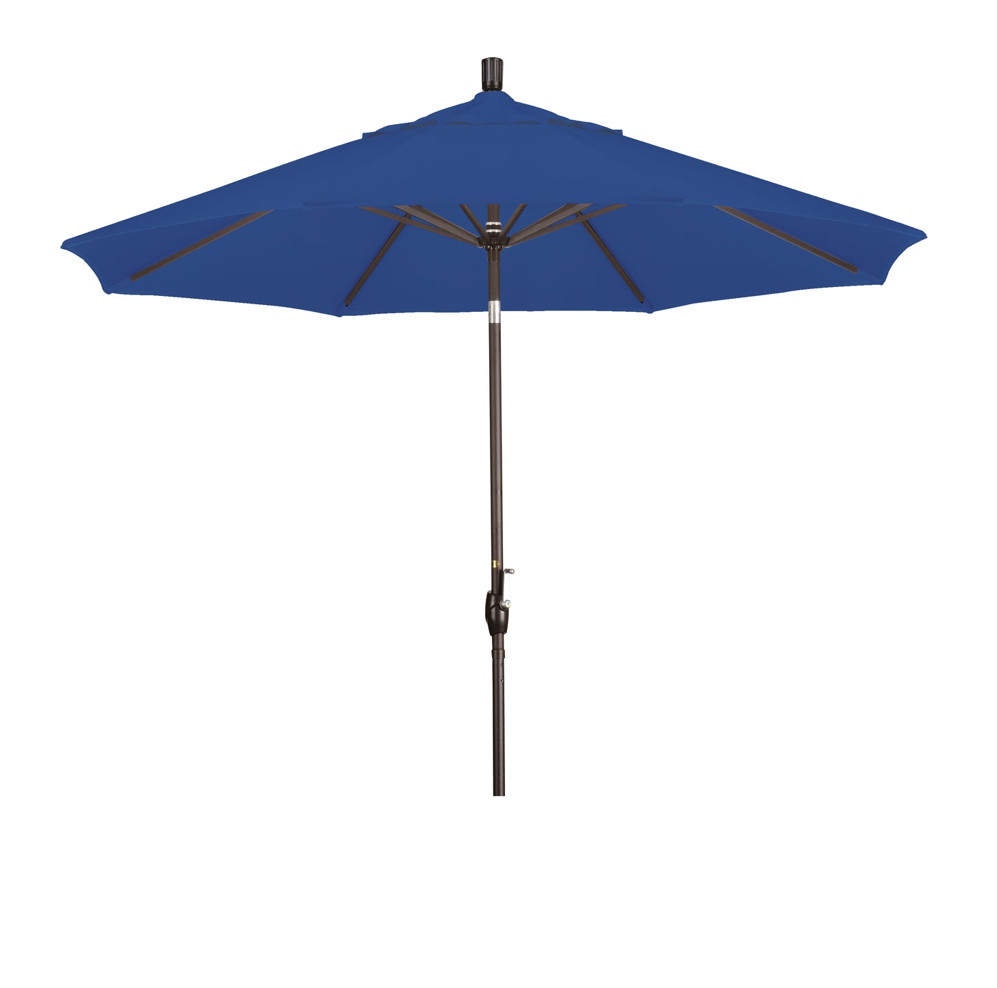 CasaFoyer Stylish 9ft Patio Umbrella with Aluminum Ribs, Crank Lift, and Push-Button Tilt - Durable Shade for Patios and Terraces - Olefin Fabric, Multiple Colors