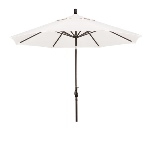 CasaFoyer 9' Elegant Solid-Colored Patio Umbrella | Aluminum Ribs | Crank Lift & Tilt | Durable Olefin Fabric | Stylish Shade for Outdoor Spaces