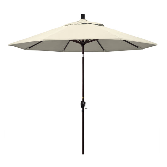 CasaFoyer Elegant 9ft Patio Umbrella with Crank Lift, Push Button Tilt, and Olefin Fabric - Stylish Shade for Outdoor Patios and Terraces
