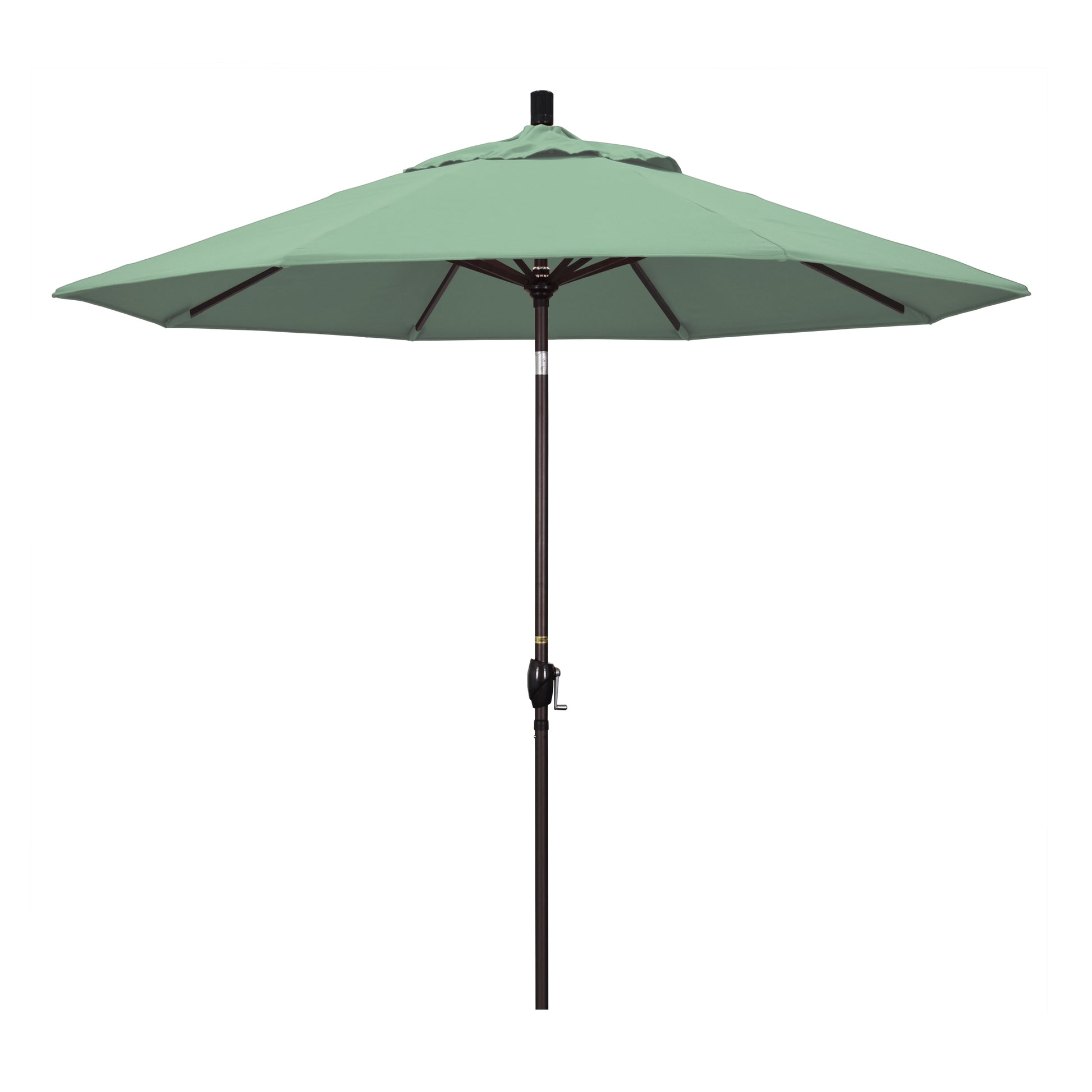 CasaFoyer 9' Elegant Solid-Colored Patio Umbrella with Aluminum Ribs, Crank Lift, and Push-Button Tilt - Ample Shade for Patios and Terraces - Sturdy Olefin Fabric - Stylish and Functional