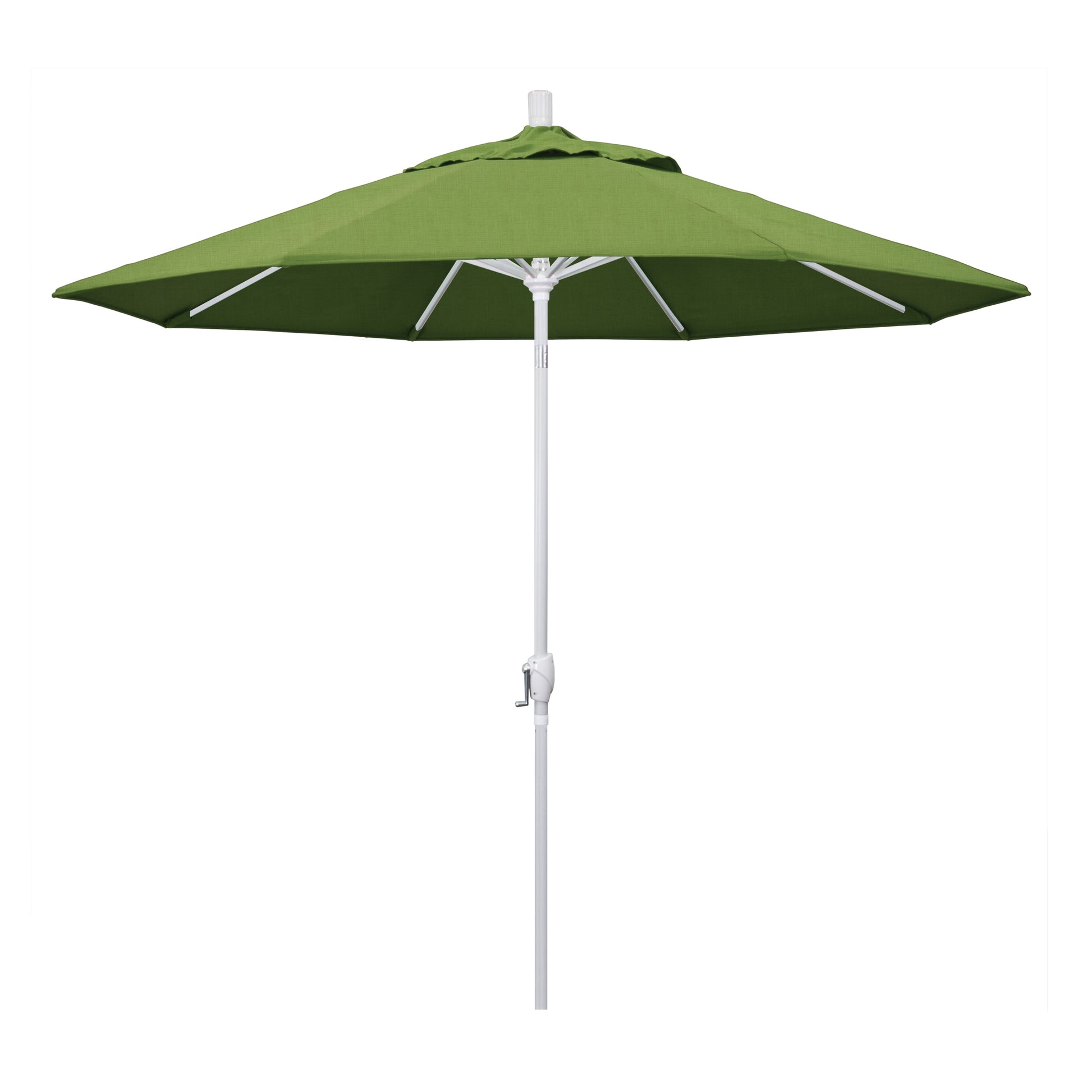 CasaFoyer 9' Elegant Solid-Colored Patio Umbrella with Aluminum Ribs, Crank Lift, and Push-Button Tilt - UV Protection, Durable Olefin Fabric