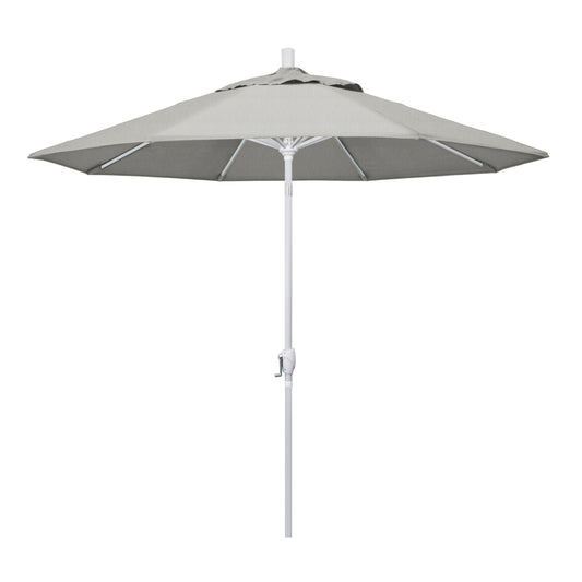 CasaFoyer 9' Elegant Solid-Colored Patio Umbrella with Aluminum Ribs, Crank Lift, and Push-Button Tilt - Stylish and Functional Shade for Patios and Terraces - Olefin Fabric for Sun Protection and Vibrant Color