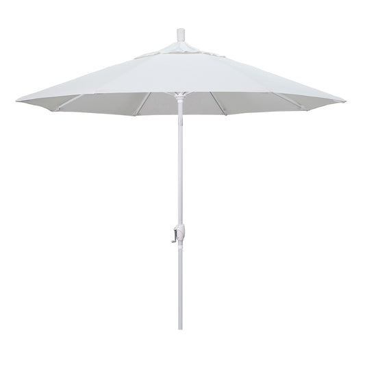 CasaFoyer 9' Elegant Solid-Colored Patio Umbrella with Aluminum Ribs, Crank Lift, and Push-Button Tilt - Stylish Shade for Outdoor Patios and Terraces