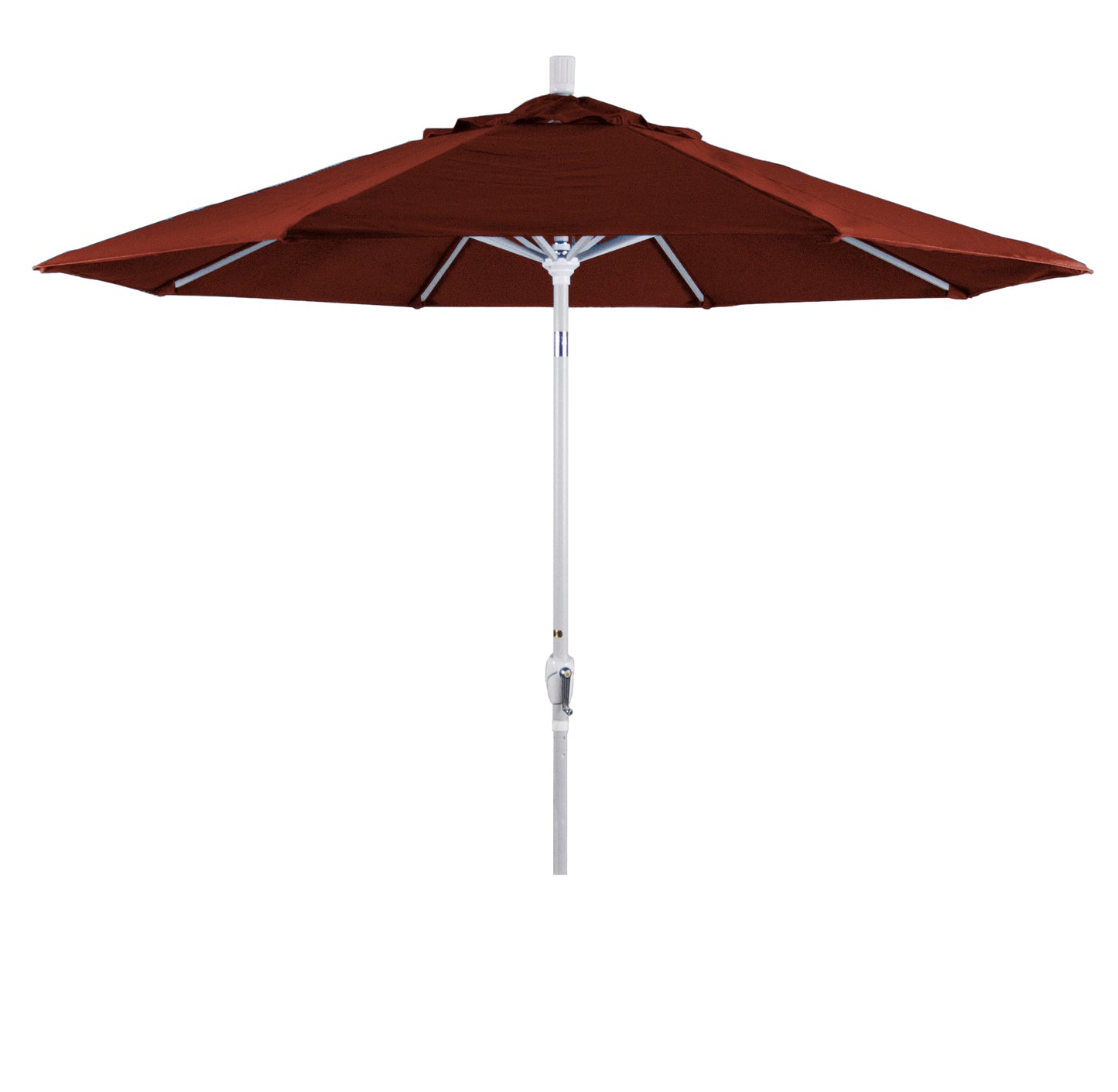 CasaFoyer Elegant 9ft Patio Umbrella with Aluminum Ribs, Crank Lift, and Push Button Tilt - Ample Shade for Patios and Terraces - Durable Olefin Fabric - Timeless Design