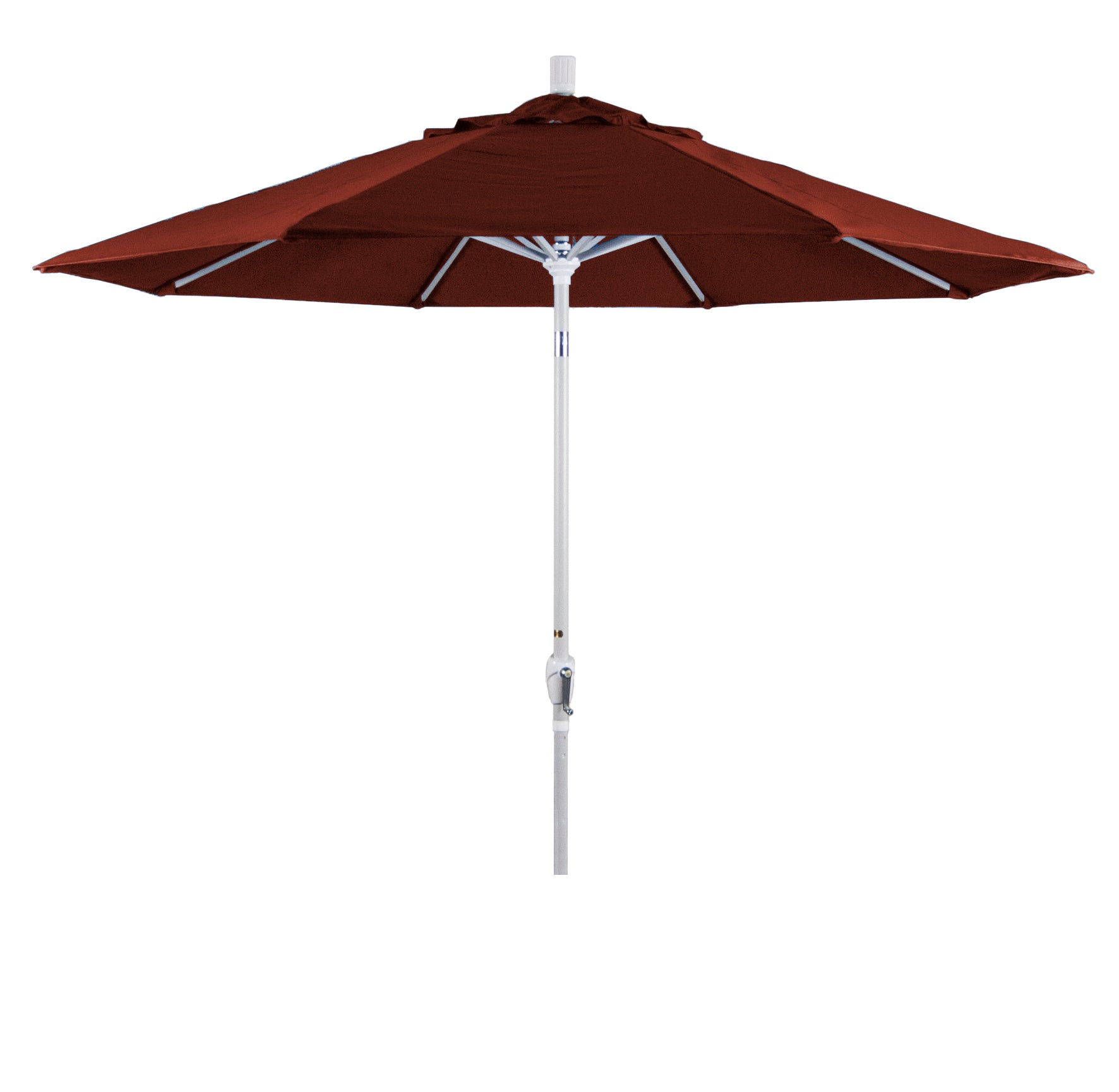 CasaFoyer Elegant 9ft Patio Umbrella with Aluminum Ribs, Crank Lift, and Push Button Tilt - Ample Shade for Patios and Terraces - Durable Olefin Fabric - Timeless Design