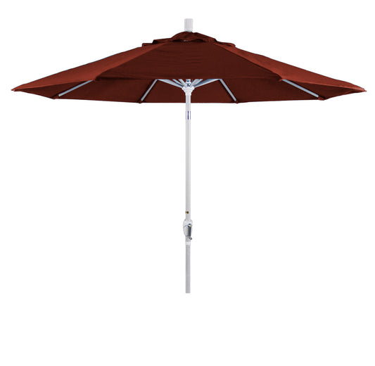 CasaFoyer Elegant 9ft Patio Umbrella with Aluminum Ribs, Crank Lift, and Push Button Tilt - Ample Shade for Patios and Terraces - Durable Olefin Fabric - Timeless Design