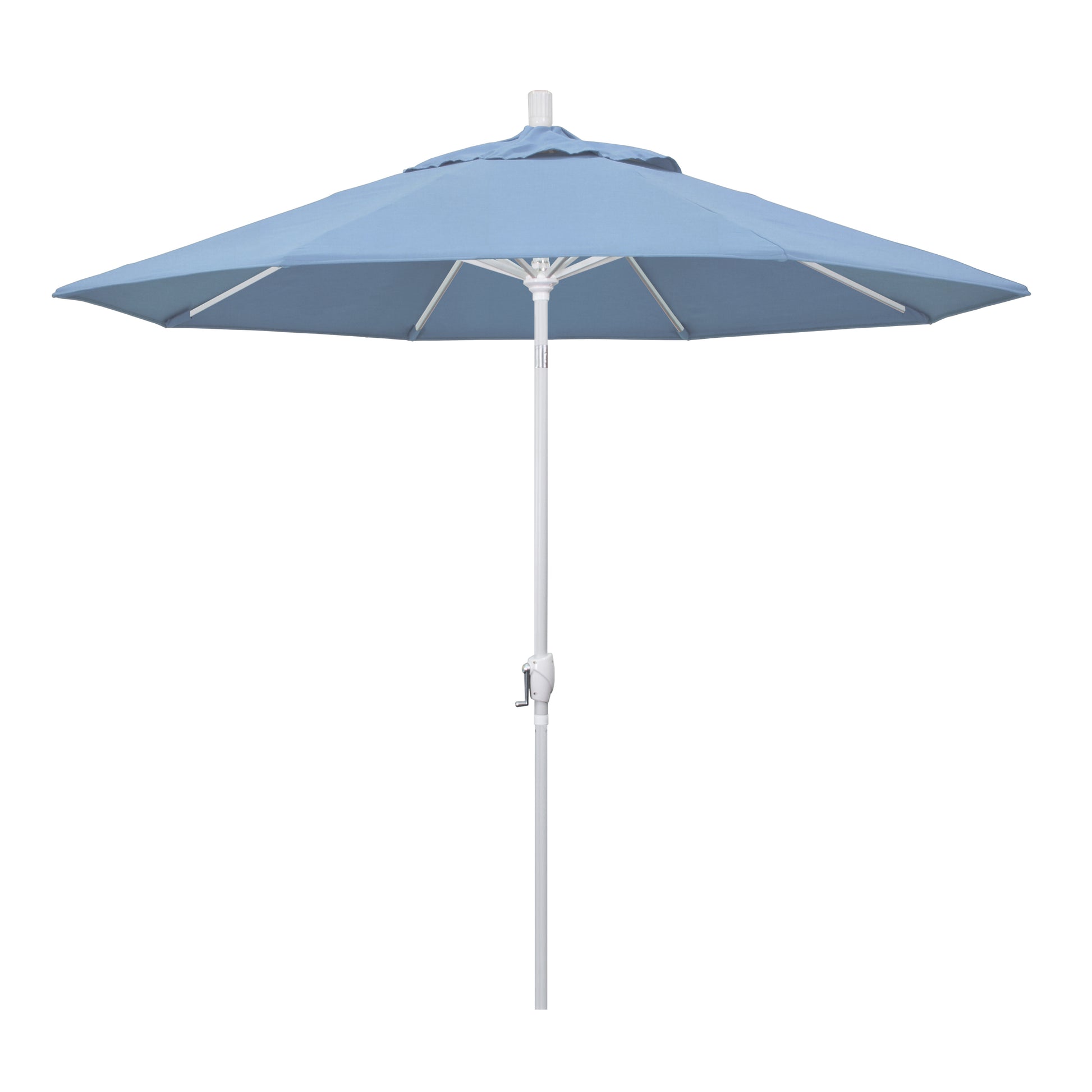 CasaFoyer 9' Elegant Solid-Colored Patio Umbrella | Durable Aluminum Ribs | Crank Lift & Push-Button Tilt | Sun Protection & Timeless Design | Olefin Fabric
