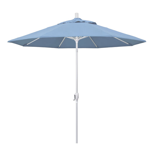 CasaFoyer 9' Elegant Solid-Colored Patio Umbrella | Durable Aluminum Ribs | Crank Lift & Push-Button Tilt | Sun Protection & Timeless Design | Olefin Fabric