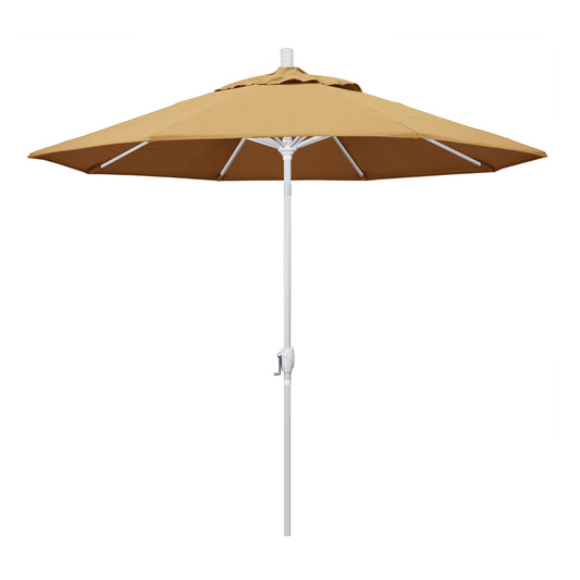 CasaFoyer 9' Elegant Solid-Colored Patio Umbrella | Durable Aluminum Ribs | Crank Lift & Push-Button Tilt | Ample Shade for Patios & Terraces | Olefin Fabric | Stylish & Reliable