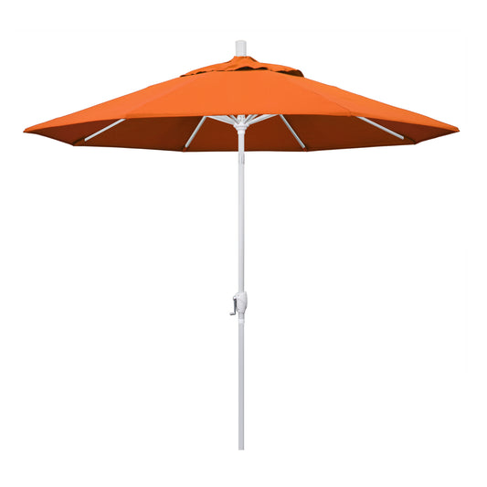 CasaFoyer 9' Elegant Solid-Colored Patio Umbrella with Aluminum Ribs, Crank Lift, and Push-Button Tilt - Stylish Shade for Outdoor Patios and Terraces