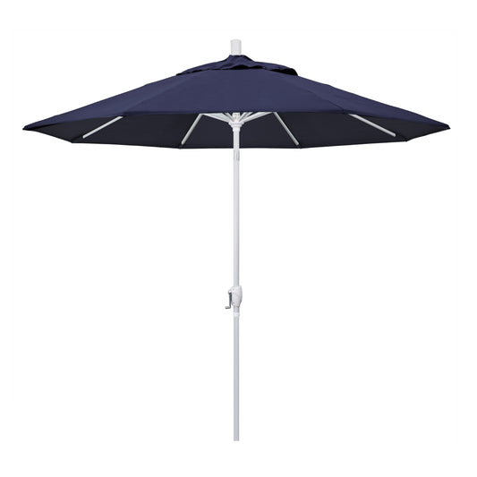 CasaFoyer 9' Elegant Solid-Colored Patio Umbrella with Aluminum Ribs, Crank Lift, and Push-Button Tilt - Sun Protection and Vibrant Style for Outdoor Spaces