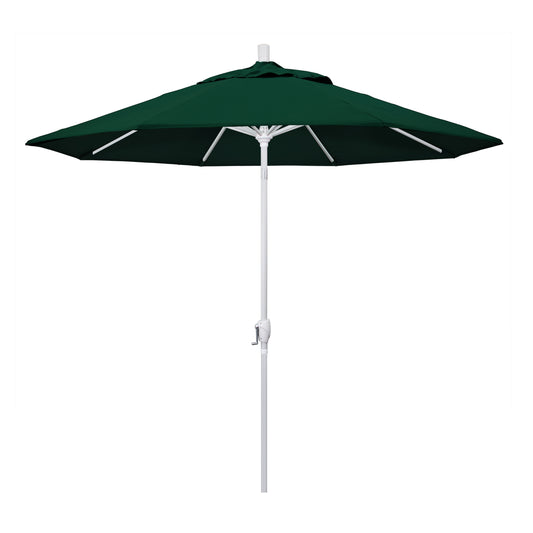 CasaFoyer 9' Elegant Solid-Colored Patio Umbrella with Aluminum Ribs, Crank Lift, and Push-Button Tilt - Ample Shade for Patios and Terraces - Olefin Fabric for Sunlight Blockage and Vibrant Color - Stylish and Functional