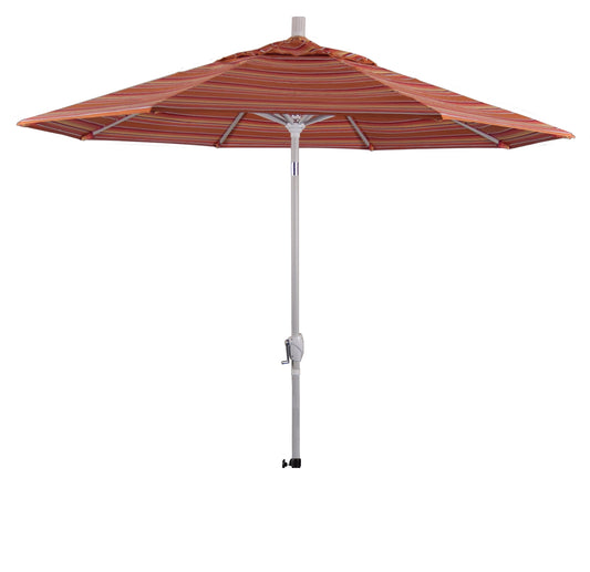 CasaFoyer 9' Elegant Solid-Colored Patio Umbrella with Aluminum Ribs, Crank Lift, and Push-Button Tilt - Durable Shade for Outdoor Patios and Terraces