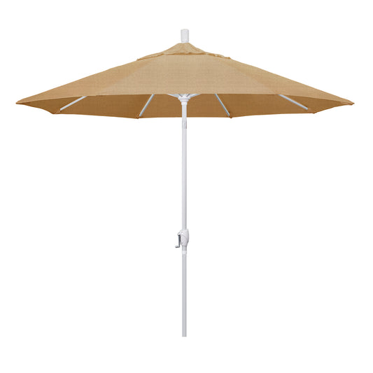 CasaFoyer 9' Elegant Solid-Colored Patio Umbrella | Durable Aluminum Ribs | Crank Lift & Tilt | Olefin Fabric | Shade & Style for Outdoor Spaces