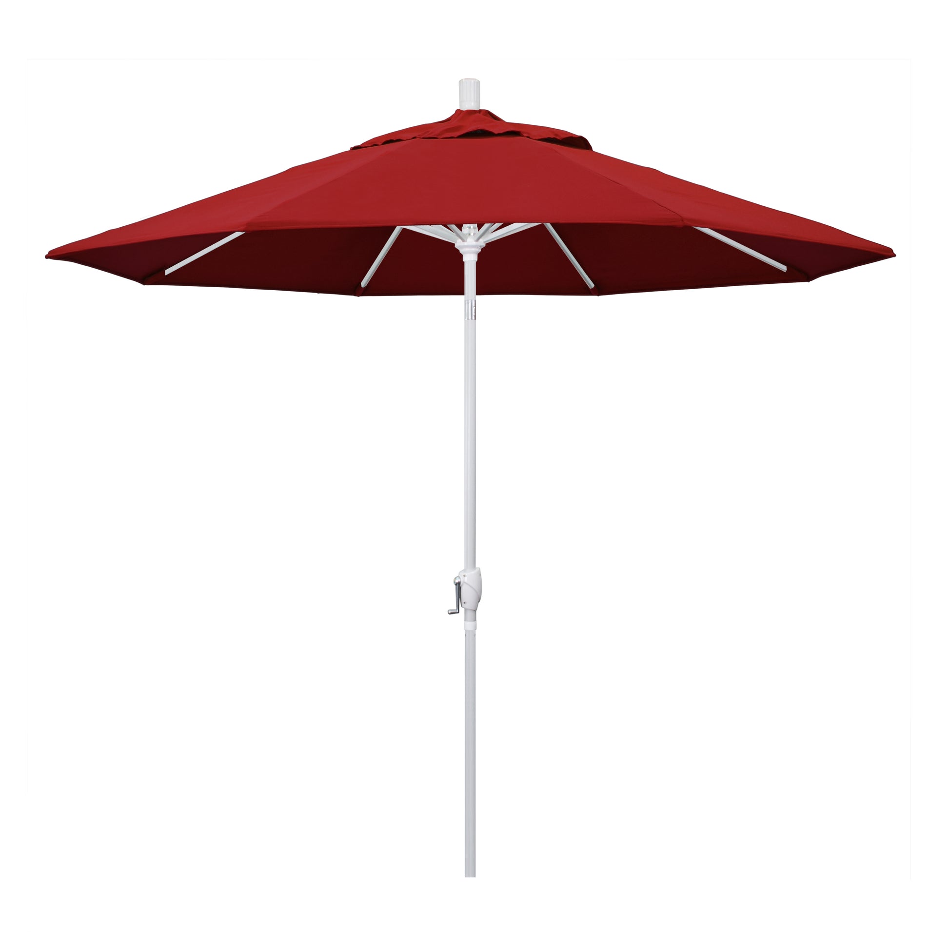 CasaFoyer 9' Elegant Solid-Colored Patio Umbrella | Durable Aluminum Ribs | Crank Lift & Tilt Mechanism | UV Protection | Olefin Fabric | Stylish Shade Solution
