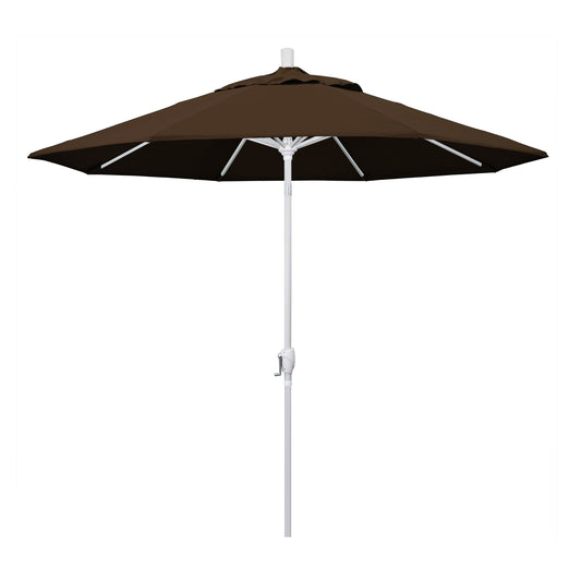 CasaFoyer 9' Aluminum Rib Patio Umbrella - Shade & Style for Patios & Terraces. Easy Crank Lift, Push-Button Tilt. Durable Olefin Fabric Blocks Sunlight.