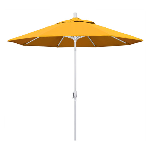CasaFoyer 9' Elegant Solid-Colored Patio Umbrella | Durable Aluminum Ribs | Crank Lift & Push-Button Tilt | Optimal Sun Protection & Stylish Shade