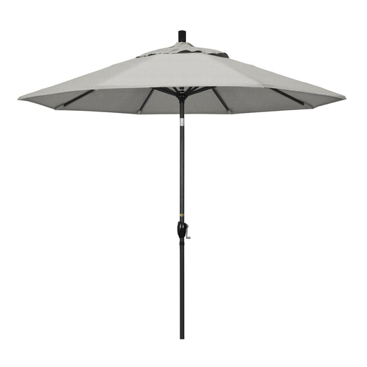 CasaFoyer 9' Elegant Solid-Colored Patio Umbrella with Aluminum Ribs, Crank Lift, and Push-Button Tilt - Stylish Shade for Outdoor Patios and Terraces