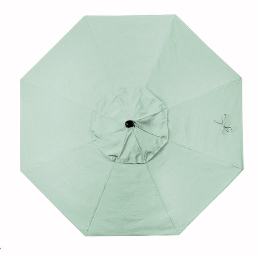 CasaFoyer 9' Elegant Solid-Colored Patio Umbrella with Aluminum Ribs, Crank Lift, and Push-Button Tilt - Stylish Shade for Outdoor Patios and Terraces