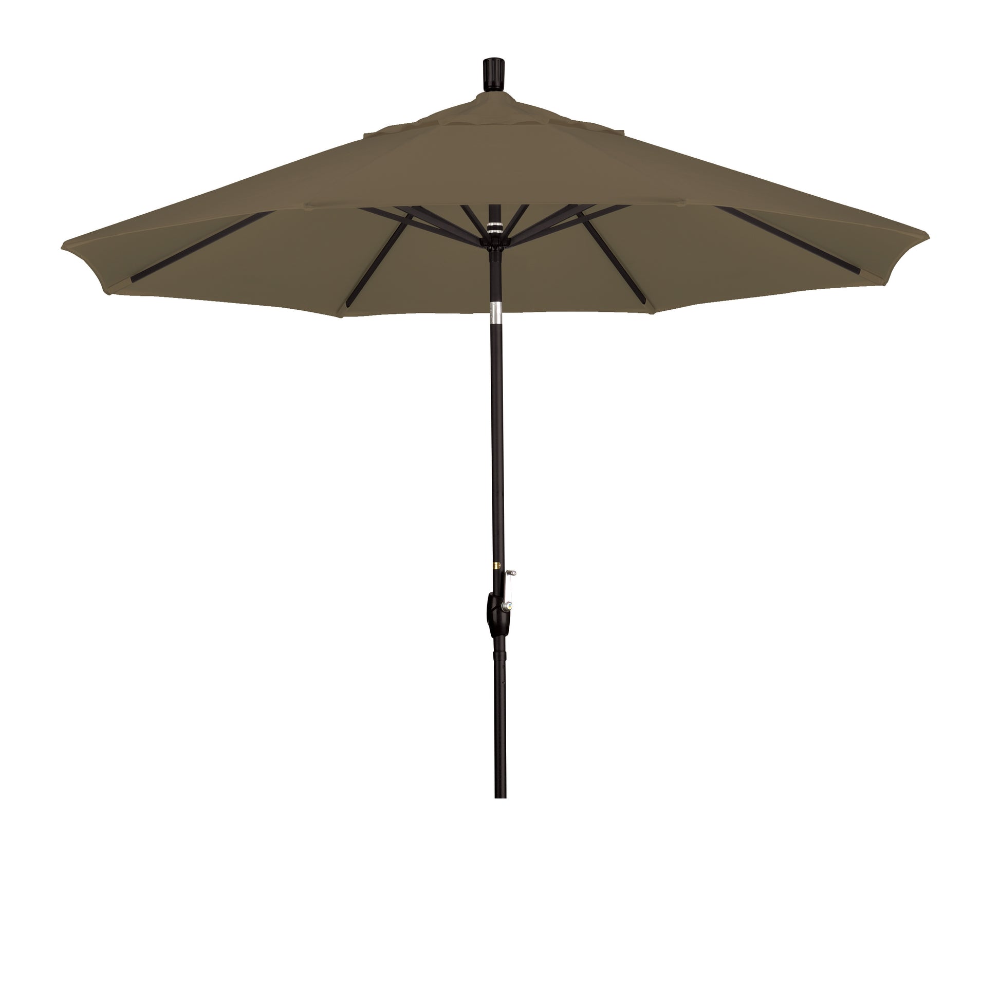 CasaFoyer Elegant 9ft Patio Umbrella with Aluminum Ribs, Crank Lift, and Push-Button Tilt - Stylish Shade for Outdoor Patios and Terraces