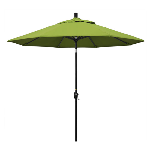 CasaFoyer 9' Elegant Solid-Colored Patio Umbrella with Aluminum Ribs, Crank Lift, and Push-Button Tilt - Durable Shade for Patios and Terraces - Olefin Fabric for Sun Protection and Long-Lasting Style