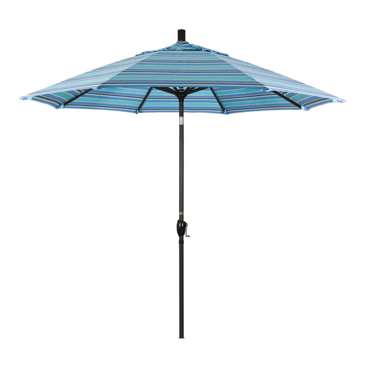 CasaFoyer 9' Elegant Solid-Colored Patio Umbrella with Aluminum Ribs, Crank Lift, and Push-Button Tilt - Durable Shade for Outdoor Patios and Terraces - Olefin Fabric for Sun Protection and Style