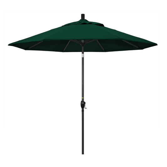 CasaFoyer 9' Elegant Solid-Colored Patio Umbrella with Aluminum Ribs, Crank Lift, and Push-Button Tilt - Ample Shade, UV Protection, and Long-Lasting Style