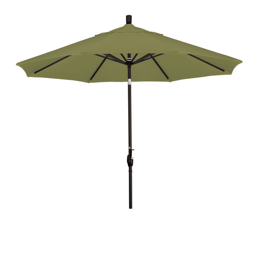CasaFoyer Elegant 9ft Patio Umbrella with Aluminum Ribs, Crank Lift, and Push-Button Tilt - Solid Colors, Durable Olefin Fabric - Perfect for Shading Patios and Terraces