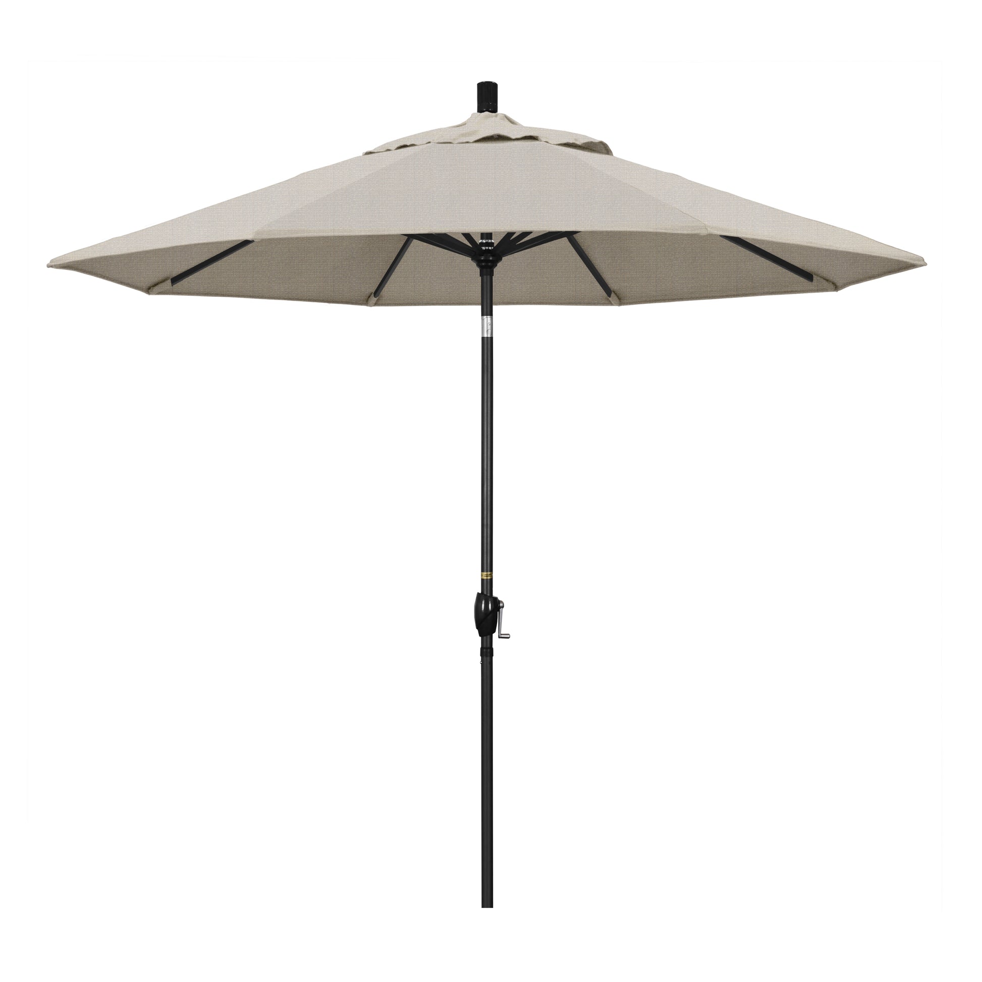 CasaFoyer Elegant 9-Foot Patio Umbrella with Aluminum Ribs, Crank Lift, and Push-Button Tilt - Durable Olefin Fabric for Sun Protection and Style
