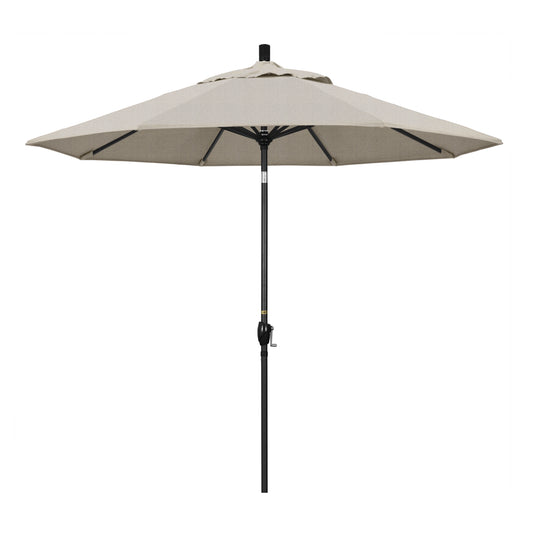 CasaFoyer Elegant 9-Foot Patio Umbrella with Aluminum Ribs, Crank Lift, and Push-Button Tilt - Durable Olefin Fabric for Sun Protection and Style
