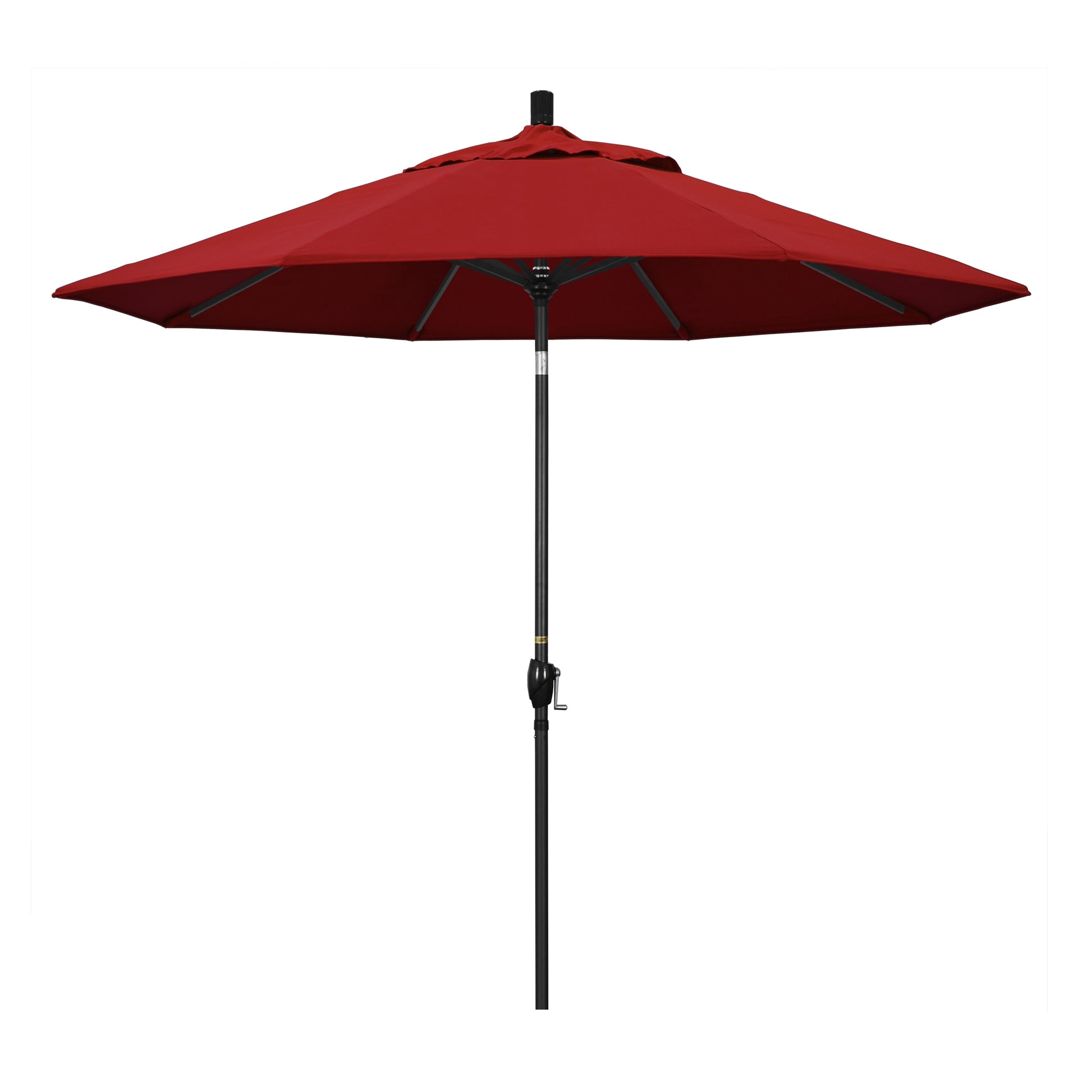 CasaFoyer 9' Aluminum Rib Patio Umbrella - Solid Color Shade for Patios & Terraces - Crank Lift, Push Button Tilt - Olefin Fabric for Sun Protection & Vibrant Color - Stylish & Durable Design