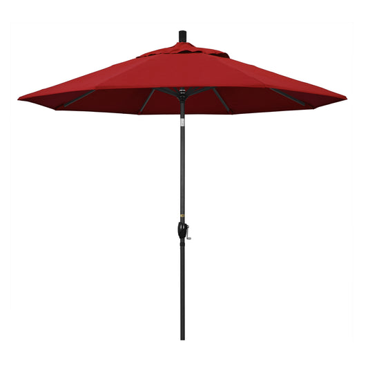 CasaFoyer 9' Aluminum Rib Patio Umbrella - Solid Color Shade for Patios & Terraces - Crank Lift, Push Button Tilt - Olefin Fabric for Sun Protection & Vibrant Color - Stylish & Durable Design