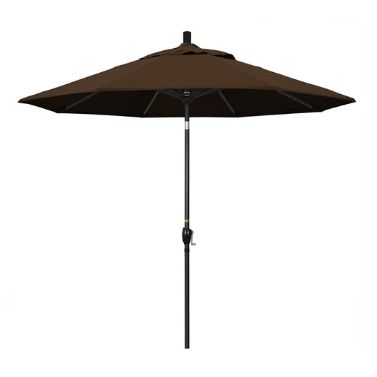 CasaFoyer Elegant 9-Foot Solid-Colored Patio Umbrella with Aluminum Ribs, Crank Lift, and Push-Button Tilt - Sun Protection and Timeless Style