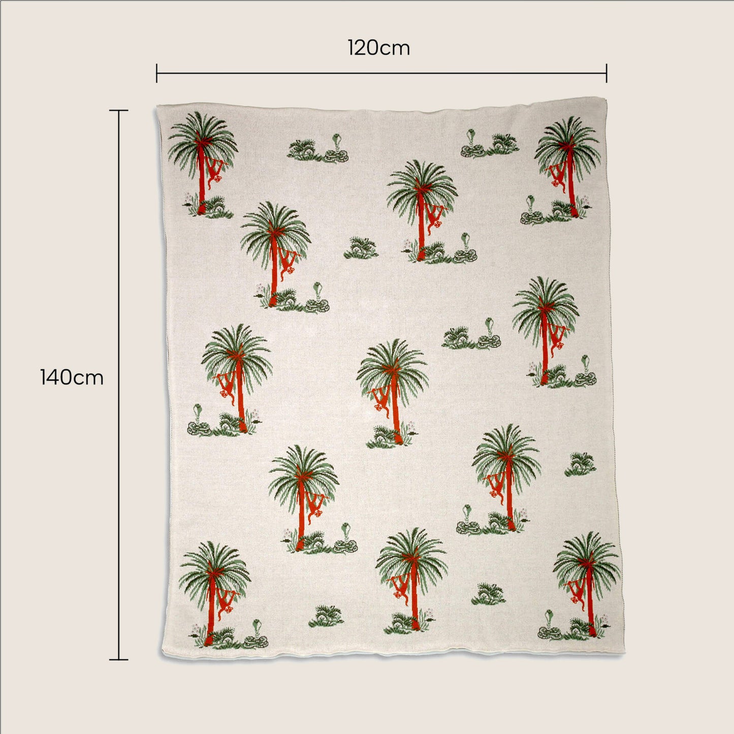 Rugs, Kitchen & Dining Features | Wilderness Adventure Kids Rug - Playful Wild Creatures & Palm Trees - 100% Cotton - 120x140cm - Excite Imagination - 2 Color Options | casafoyer.myshopify.com