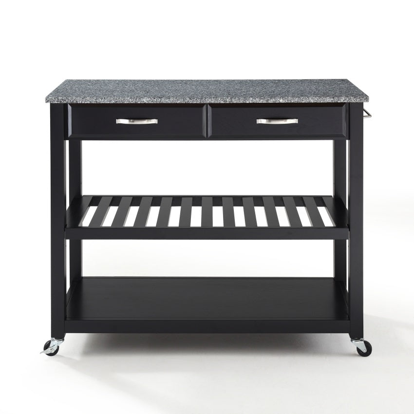 CasaFoyer Durable Solid Hardwood Mobile Kitchen Cart with Ample Storage and Stylish Design