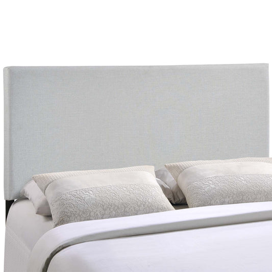 CasaFoyer Region Linen Fabric Upholstered Full Headboard - Spacious & Elegant Upgrade for Your Bed - Contemporary Style - Sky Gray