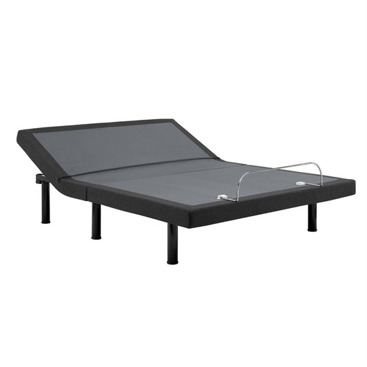 CasaFoyer Transform Adjustable Queen Bed Base - Customizable Sleep Solution with Wireless Remote - Ideal Comfort Level - Black Stainless Steel Design - Compatible with Memory Foam, Air, and Latex Mattresses - 750 lbs Weight Capacity