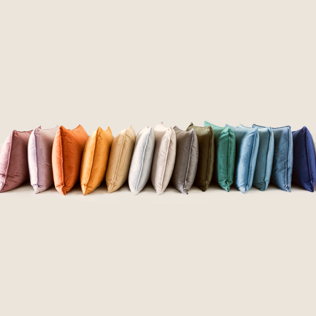 Cushions | Velvet Cushions - Exquisite, Soft & Luxurious - Elevate Comfort & Elegance - Sensational Touch - Opulent Interiors - Primrose - 60x40 | casafoyer.myshopify.com