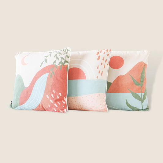 Cushions | Plush Indoor Printed Cushions - Comfort, Warmth, and Style - Enhance Ambiance - Cozy and Inviting Luxury for Home or Office - Pop of Color or Touch of Elegance - 45x45 Size | casafoyer.myshopify.com