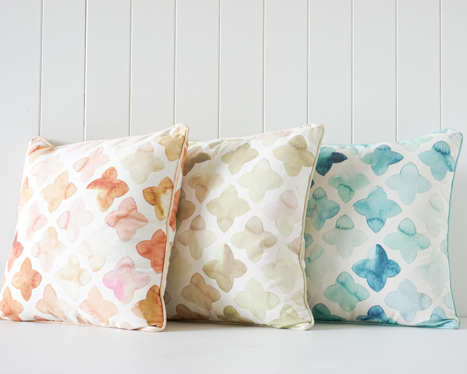Cushions | Playful Indoor Cushions - One-of-a-Kind Collection - Effortless Decor Revamp - Budget-Friendly Solution - Faded Cross Design - Brown - 45x45cm | casafoyer.myshopify.com