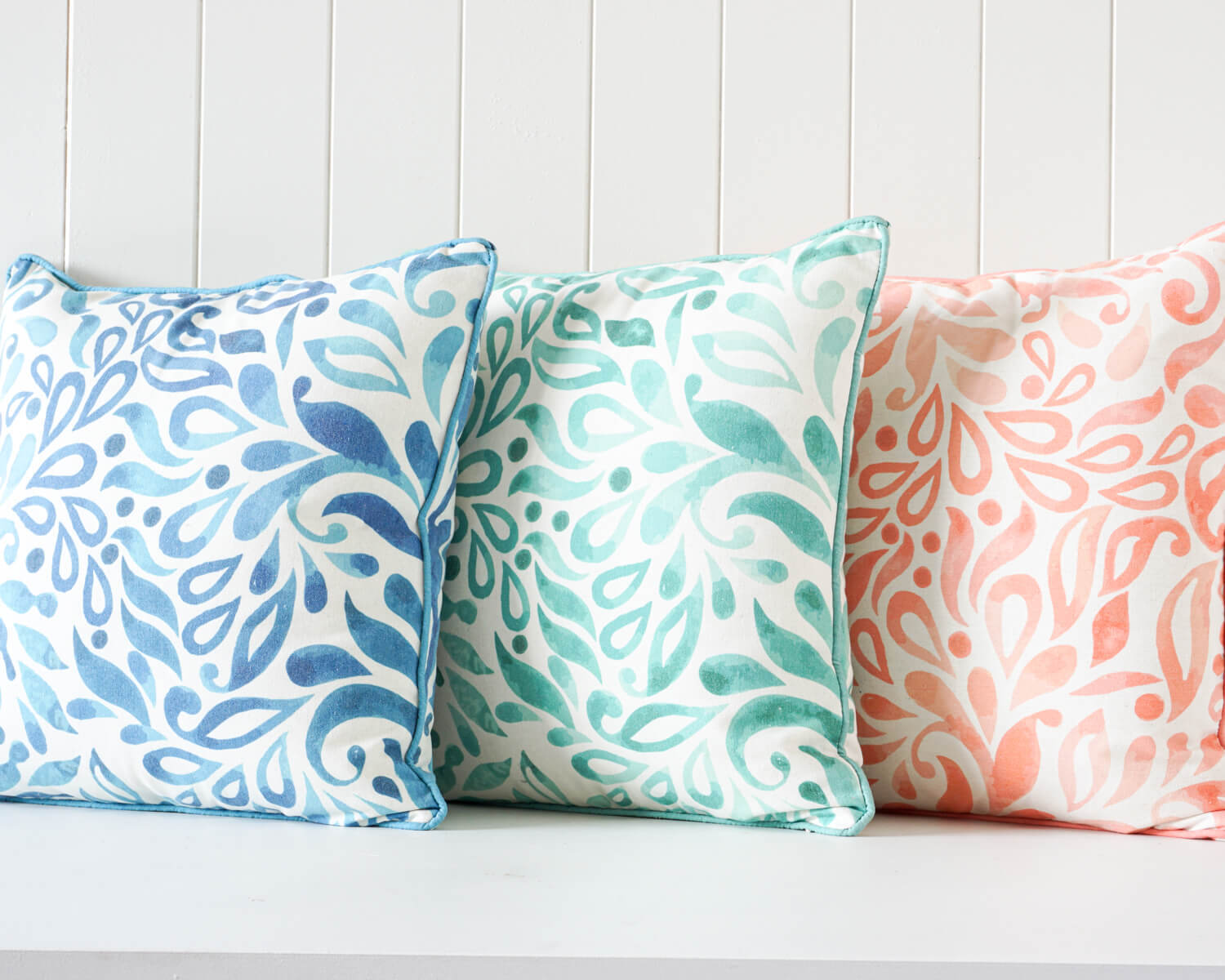 Cushions | Casafoyer Leafy Orange Indoor Cushion - 45x45cm - Unique & Playful Collection for Revitalizing Your Space | casafoyer.myshopify.com