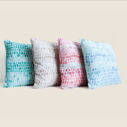 PILLOW | Elevate Your Living Space with Our Plush Polyester Indoor Cushions. Removable Cover with Zip Opening for Easy Cleaning. Variety of Colors, Styles 45x45cm | casafoyer.myshopify.com