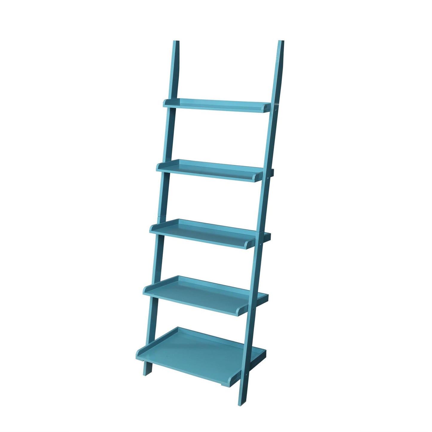 CasaFoyer French Country Bookshelf Ladder - Timeless & Elegant Design, 5 Spacious Shelves for Books & Decor, Perfect for Living Room or Office Storage